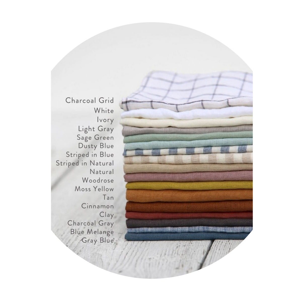 Linen Ruffle Trim Tea Towel – KATE MARKER HOME